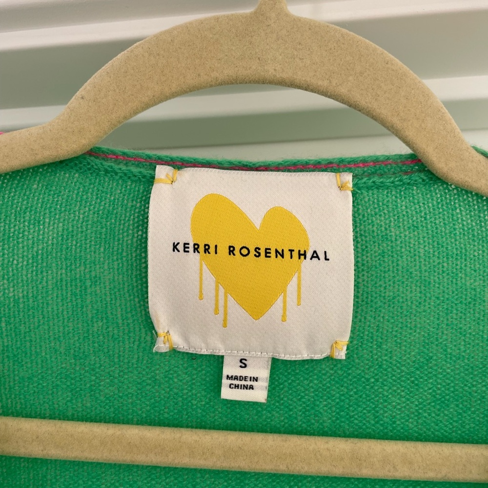 Kerri Rosenthal Cashmere Camille Sweater-S - Picture 2 of 5